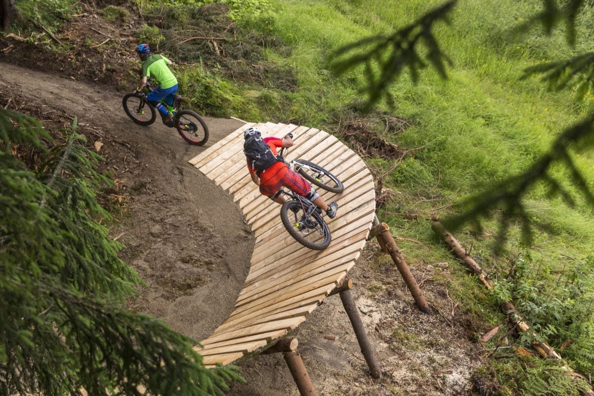 Bikepark Geißkopf: Weltweit erster eBike Uphill Flow Trail fertig gestellt