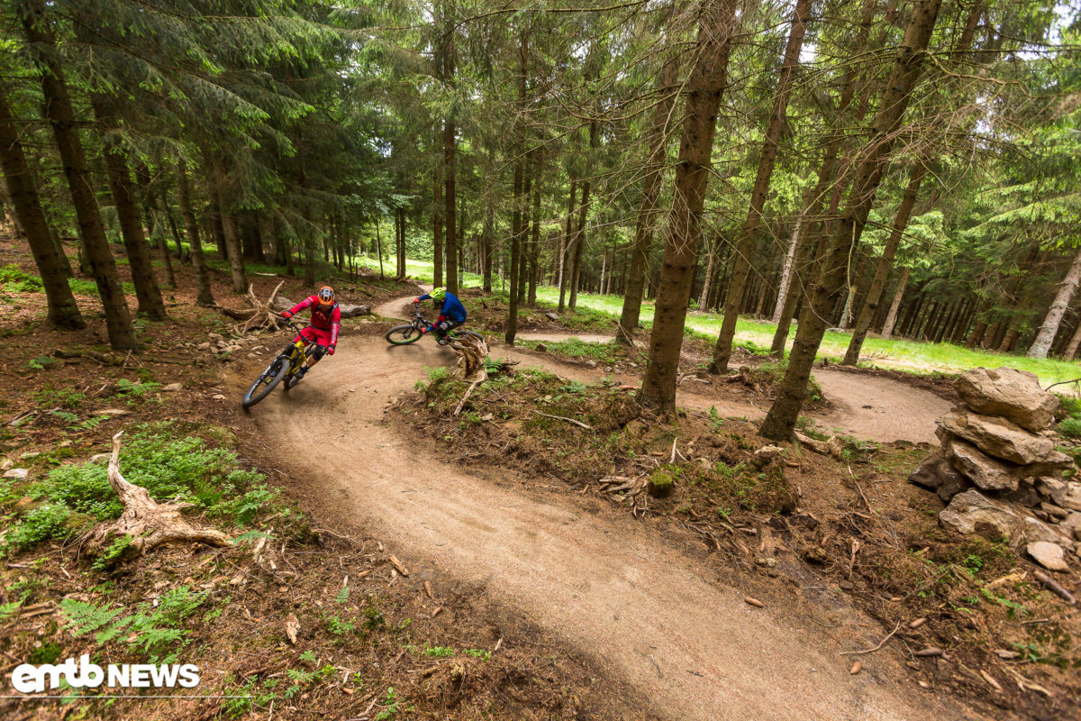 Bosch eBike Uphill Flow Trail am Geißkopf: Wir sind ihn gefahren