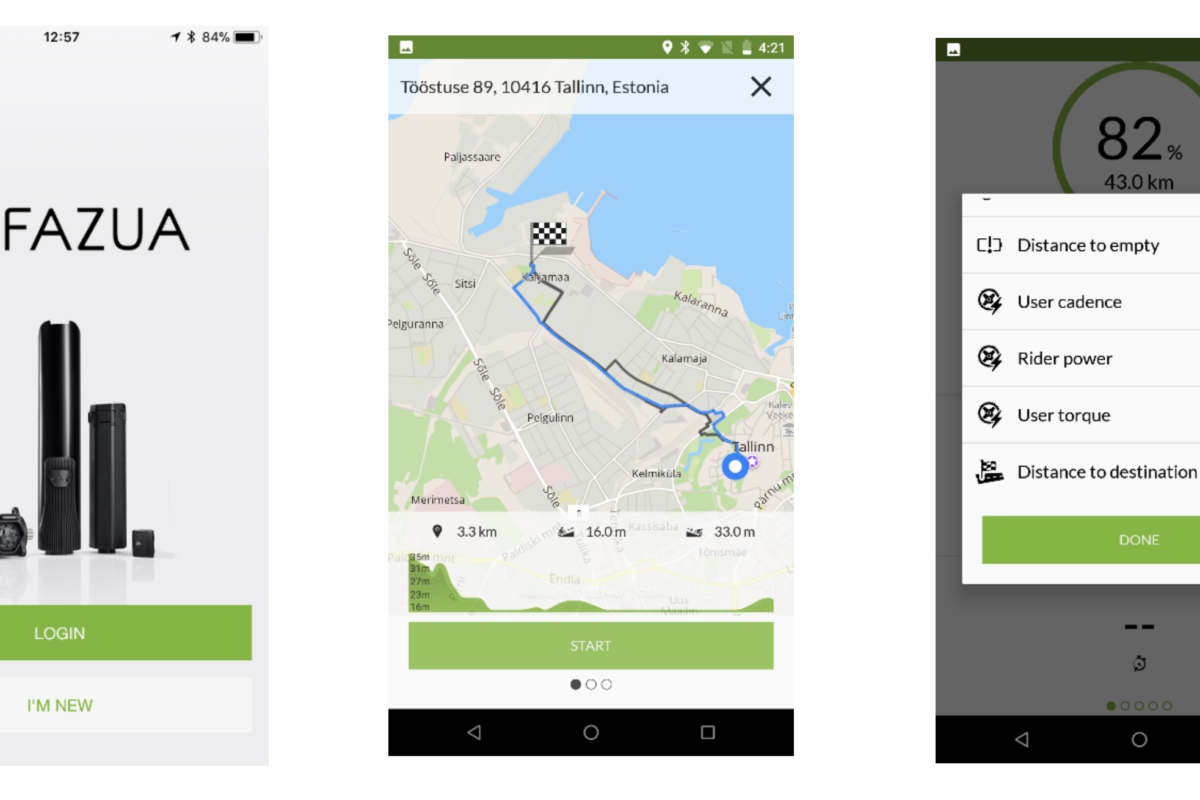 Neue Fazua App:: GPS, Geschwindigkeit, Tracking und Batteriezustand auf dem Smartphone