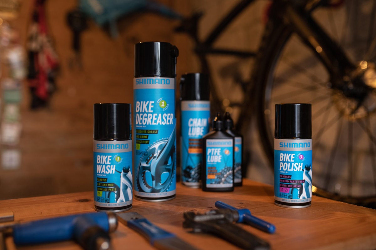 Shimano Clean, Lube & Care-Serie: Neue Bike-Pflege-Produkte vorgestellt