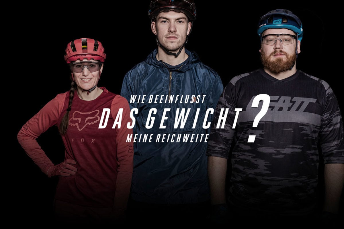 Reichweite mit dem E-MTB: Wie beeinflusst das Gewicht meine Reichweite?