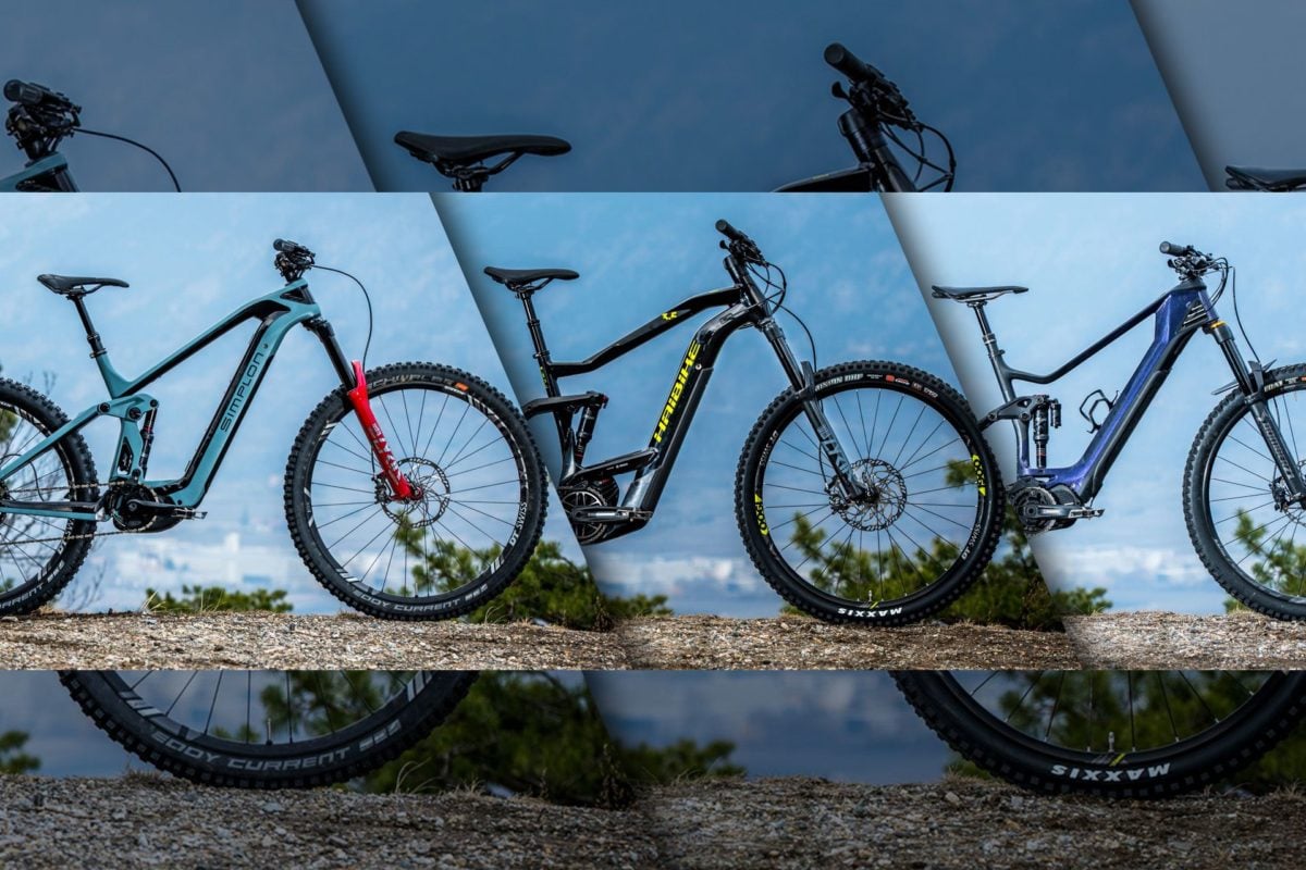 Merida, Simplon & Haibike im großen All-Mountain-Vergleichstest: Drei potente Kracher fürs Grobe